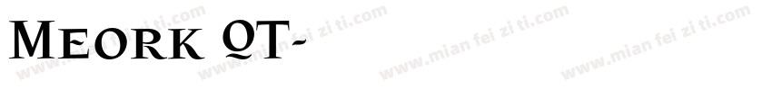 Meork OT字体转换